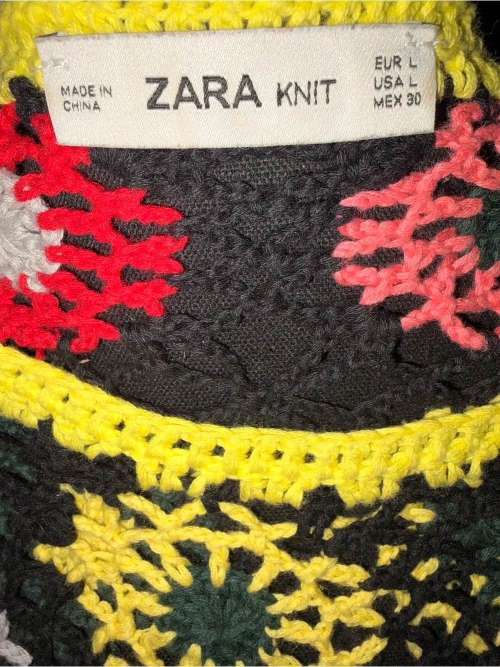 Zara knit crochet